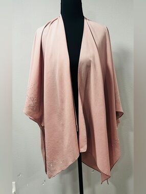 Ellen Tracy - Soft Blush Knit Shawl